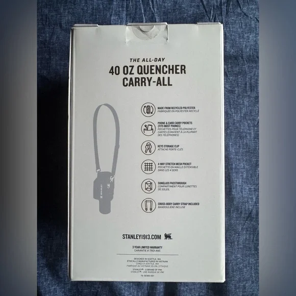 Stanley 40z Companion Sling in Tiger Lilly Plum NWT - Picture 4 of 5